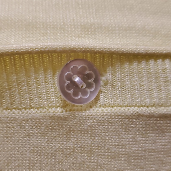 Thin yellow cardigan - Picture 6 of 8